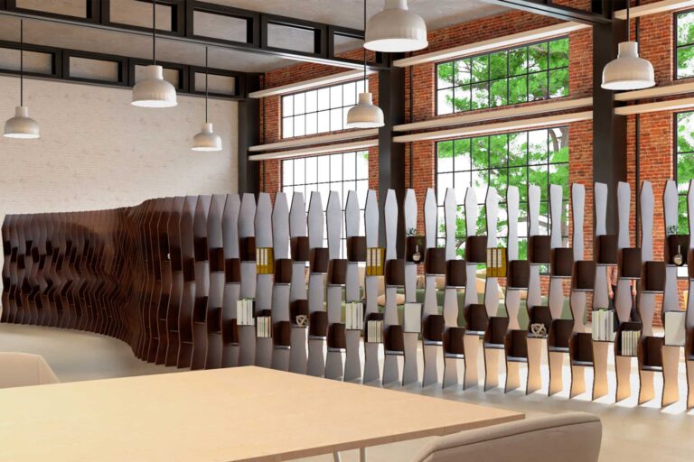 Contour Slat Divider Open Office